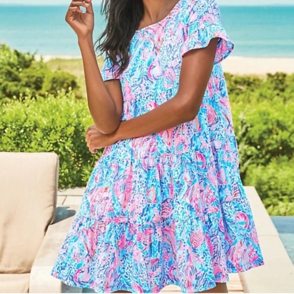 Nwt Lilly Pulitzer Jodee Dress Treasure 
